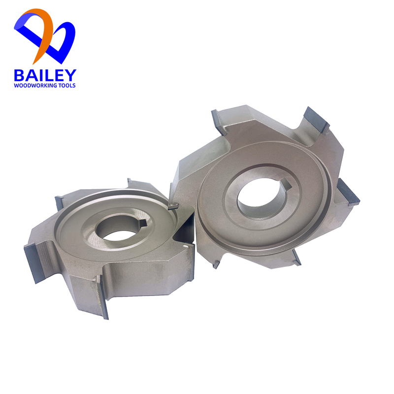 BAILEY 1Pair 80x20x20mm 6Z TCT/PCD Rough Trimming Cutter For Edge Banding Machine Woodworking Tool Accessories EC007