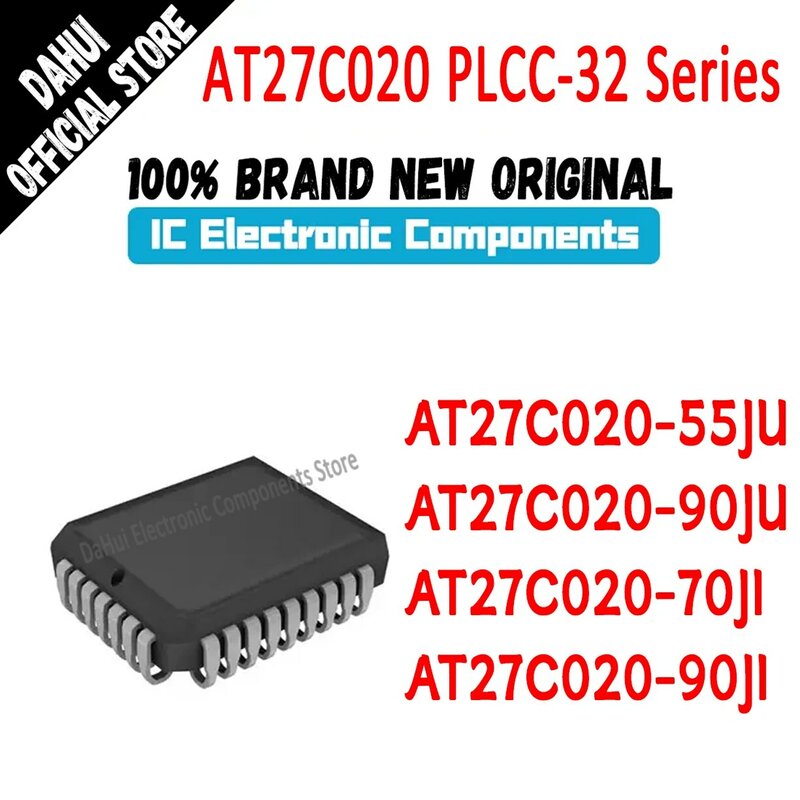 AT27C020-55JU AT27C020-70JI AT27C020-90JU AT27C020-90JI AT27C020-55 AT27C020-70 AT27C020-90 AT27C020 PLCC-32ชิป IC ROM