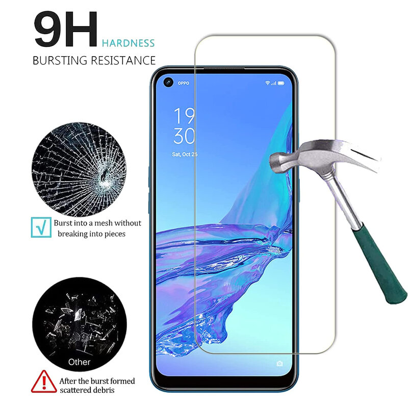 2/4Pcs Screen Protector Glass For OPPO A53 A53s 5G Tempered Glass Film