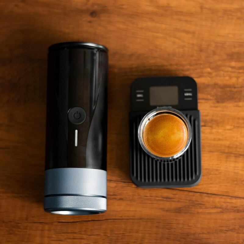 휴대용 자체 가열 커피 메이커, 전문 전기 여행 커피 머신, 초미세 그라인딩과 호환, PCM04