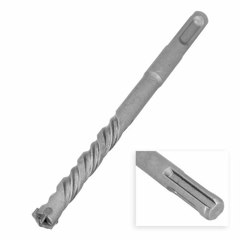 160mm Electric Hammer Drill Bits 6/8/10/12/14/16mm Cross Type Tungsten Steel Alloy SDS Plus For Masonry Concrete Rock Stone