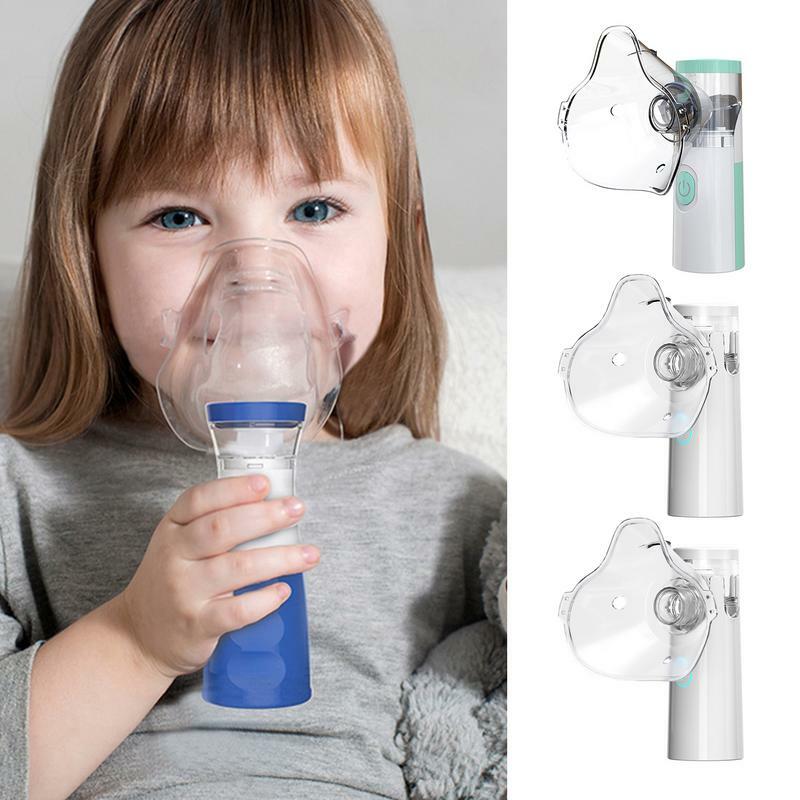 Kit pertolongan pertama genggam Mini jaring senyap, Nebulizer portabel luar ruangan, Atomizer asma, mesin darurat hemat anak dewasa