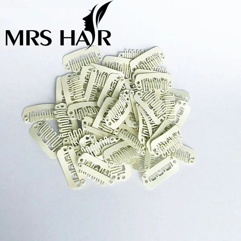 20/50pc 3.2cm hair extension clip U Wig Clips For Hair Extensions Clip hair Hair clips for hair wig accessories salon hair clips