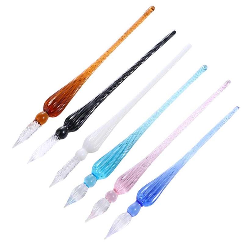 Writing Supplies School Supplies Vintage Filling Ink Signature Handmade Crystal Dipping Pen Fountain Pens Glass Dip Pen