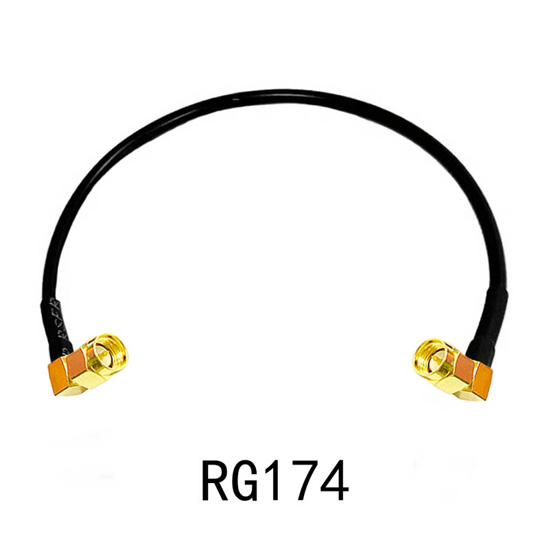 New SMA  Male Right Angle Switch SMA  Plug 90-Degree Jumper  Cable RG316 RG174 RG58 Wholesale Fast Ship 15CM/40CM/100CM Adapter