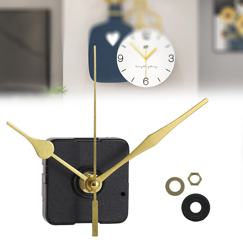 Movimiento de reloj de cuarzo para sala de estar, reloj de mesa pequeño, accesorios de reloj de pared precisos, 1 movimiento de reloj DIY de segunda clase