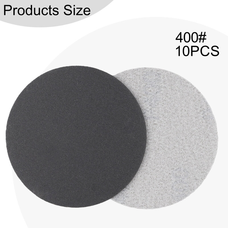 Discos de lijado impermeables, papel de lija de carburo de silicio, gancho y bucle, húmedo/Seco, grano 240 -10000, 10 piezas, 3 pulgadas, 75mm
