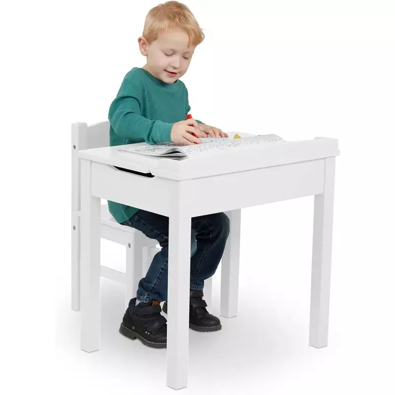 Escritorio y silla elevables de madera, mesa de estudio blanca sin carga, mesa y sillas para niños, mesas y sillas de conferencia, juguetes para niños