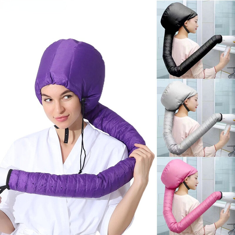 2022 novo portátil macio cabelo secagem cap ajustável sopro do cabelo das mulheres secador rápido cap acessórios de fornecimento de salão de cabeleireiro em casa