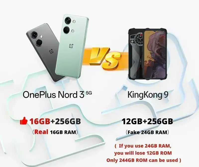 글로벌 버전 OnePlus Nord 3 5G, 16GB, 256GB, 50MP 카메라, 80W, SUPERVOOC, 6.74 인치, 120Hz 디스플레이, Dimensity 9000