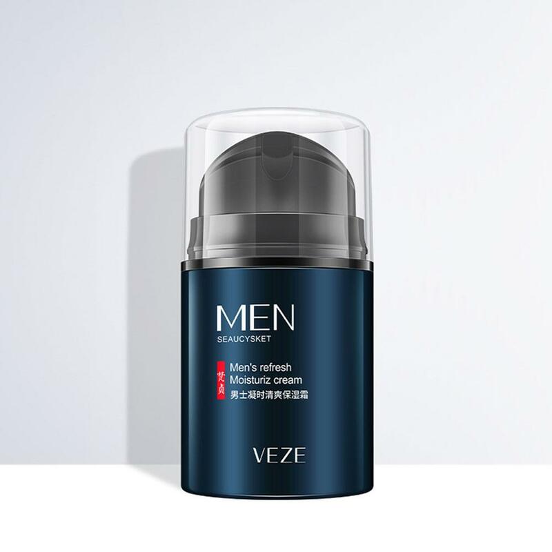 Men's Face Moisturizing Cream Body and Face Moisturizer for Dry Skin Water Supplement Refreshing Hydrating Cream 50g