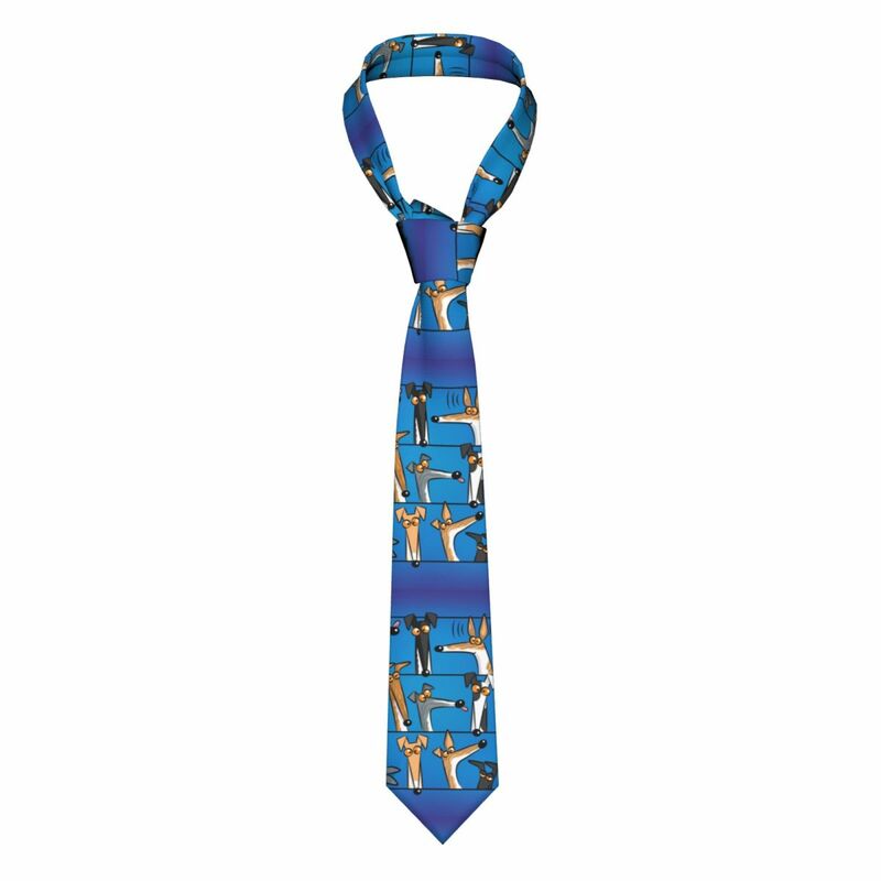 Kopf hoch! Verschiedene Artikel Krawatte Unisex 8 cm Windhund Whippet Lurcher Hund Krawatte für Männer dünne tägliche Kleidung Krawatte Geschäft