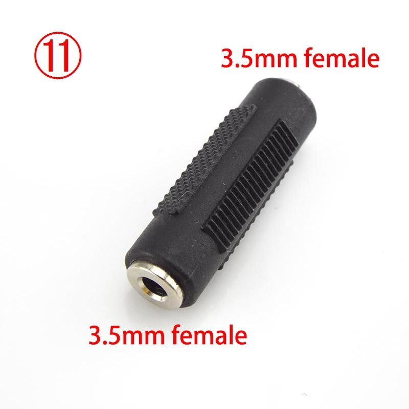 Adaptador de corriente DC de 6,5mm, 5,5x2,1mm, 2,5mm, 3,5mm, conectores hembra a macho para cargador de tableta y PC