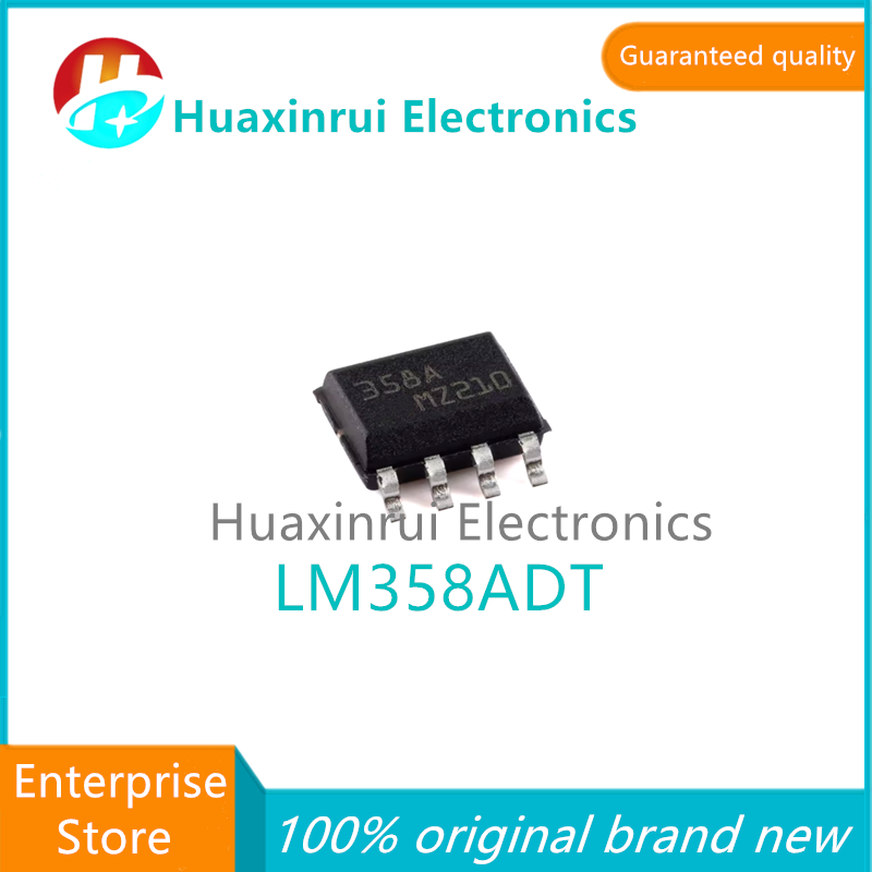 LM358ADT SOP-8 100% original brand new silk screen printed 358A low-power dual operational amplifier chip with low input bias cu