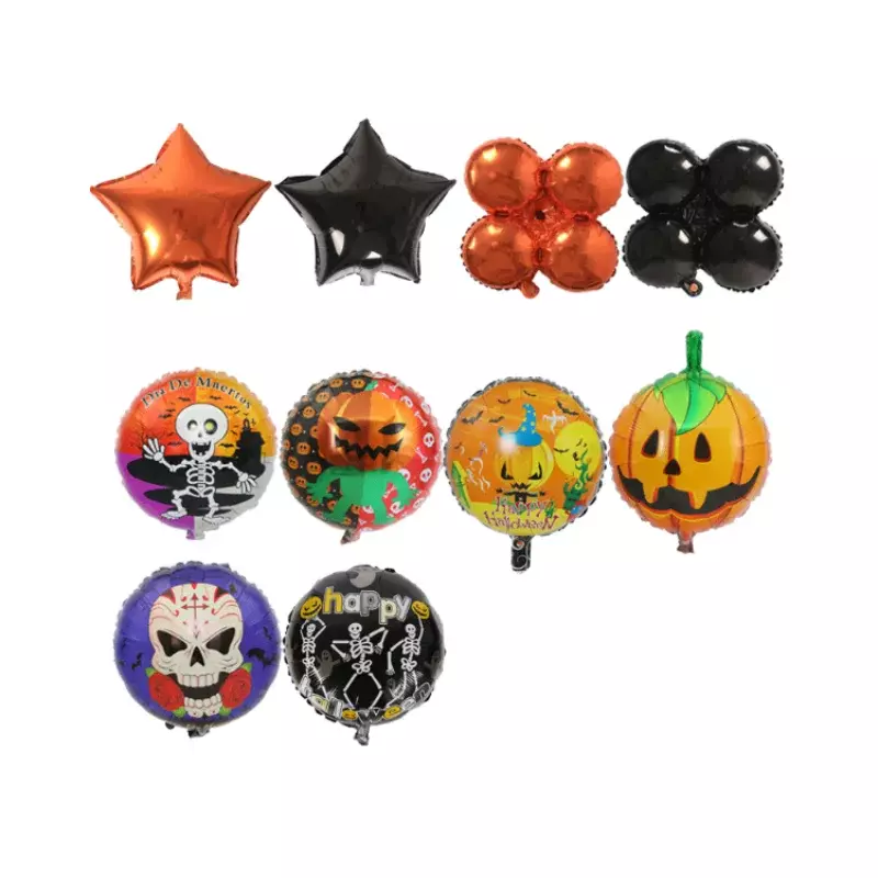 Selamat Liburan Halloween Dekorasi Bar Perlengkapan Pesta Acara Balon Mainan Ulang Tahun Tiup
