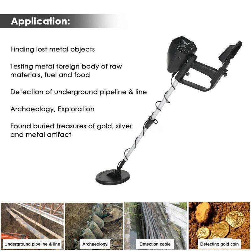 Underground , Gold w/ Waterproof Search Coil, Metal Digger Outdoor Backyard
