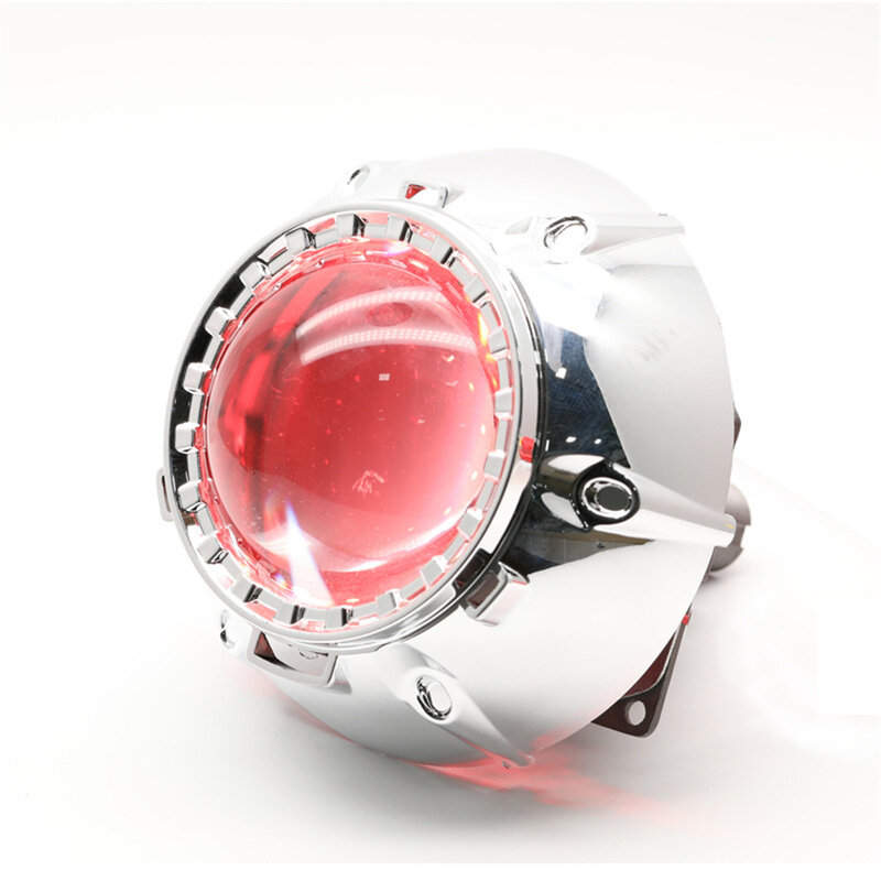 Kit de anillos de Halo LED de ojos de diablo, proyector de 2,5 pulgadas, Faro de coche, luces LED de 360 grados, lente Q5 Hela modificada, 2 uds.