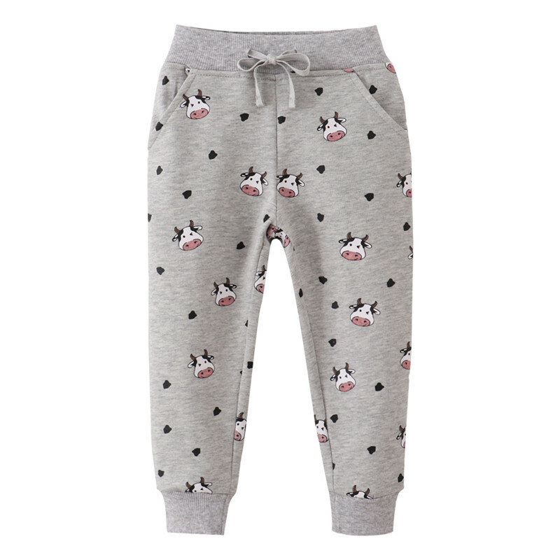 Jumping Meters New Arrival Children's Sweatpants Full Length Girls Trousers For Autumn Spring Baby Pants
