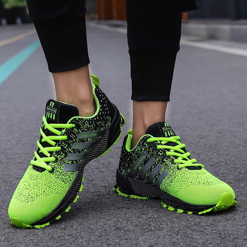 Men's Mesh Breathable Casual Shoes Non-Slip Stable Shock Absorption Lightweight Sneakers Couple Basket 2023