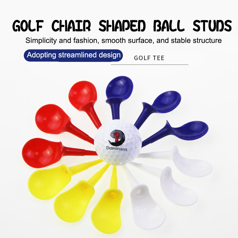 Soporte de Golf de plástico antirebanada para entrenamiento al aire libre, accesorios de Golf, camiseta en forma de silla
