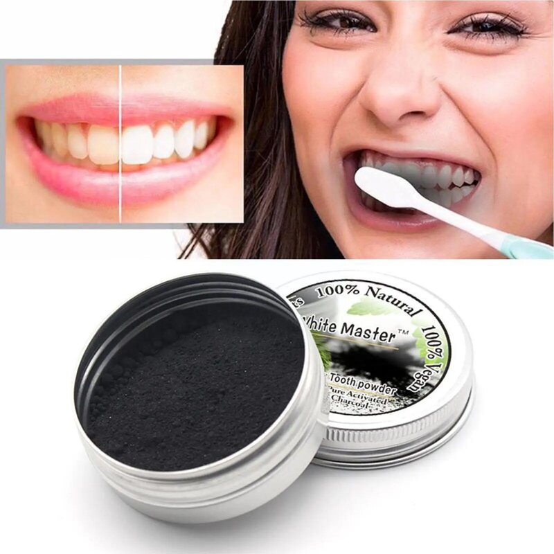 Poudre de blanchiment des dents, charbon de bambou actif, élimination du tartre, dentifrice, nouveau, 10g