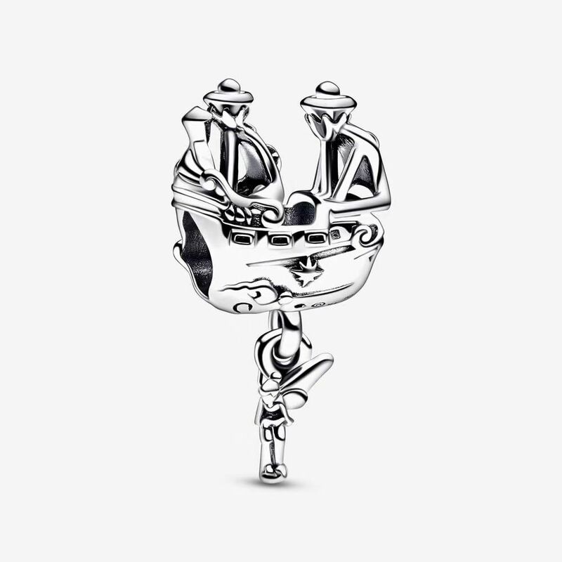 Disney-abalorio de plata de ley 925 para mujer, accesorio Original de Mickey Vinnie, compatible con pulsera Pandora, cadena de cuentas de Minnie, joyería artesanal, 925