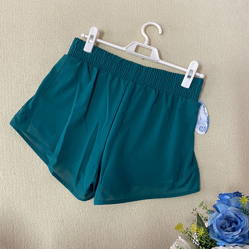 QUMOR-pantalones cortos deportivos para mujer, Shorts holgados de cintura elástica, informales, cómodos, de Color sólido, para verano