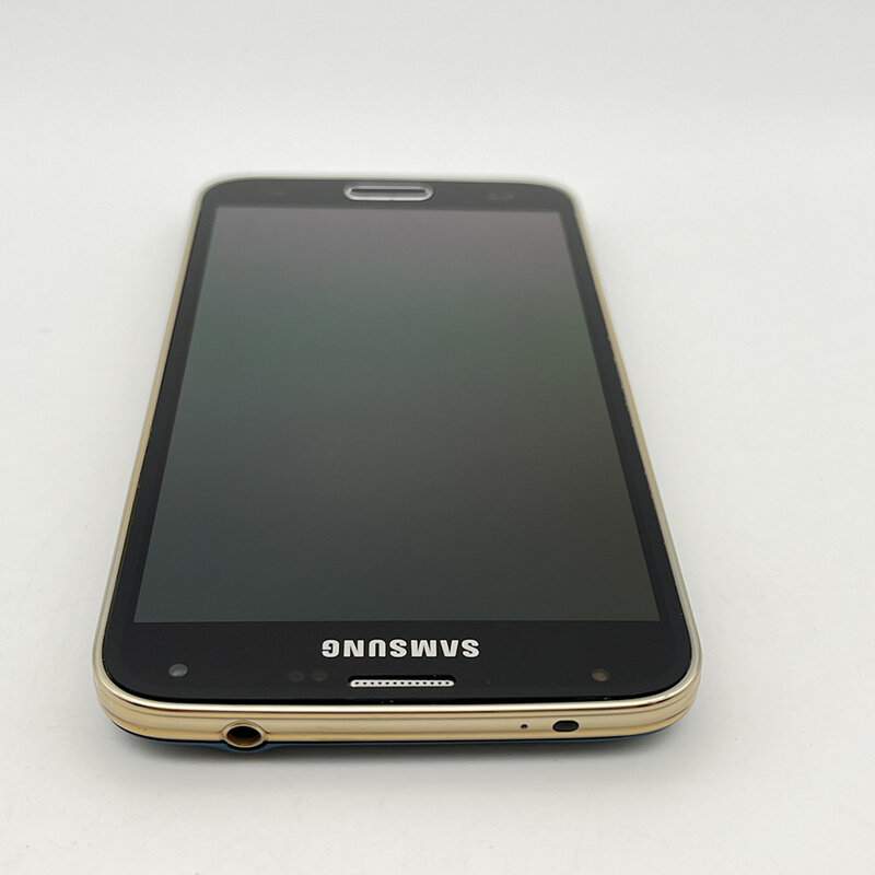 Samsung Galaxy S5 ponsel Android, Smartphone Quad-core 5.1 inci RAM 2GB ROM 16GB, kamera LTE 4G 16mp