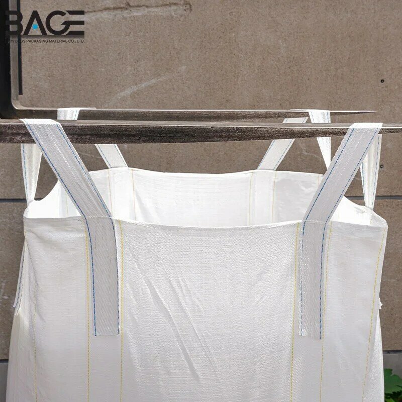 Customized product、Jumbo Bulk Bags 1000Kg 1500Kg 2000 Kg Pp Jumbo Ton Bag For Construction Materials Big Bags Pp Fibc Container