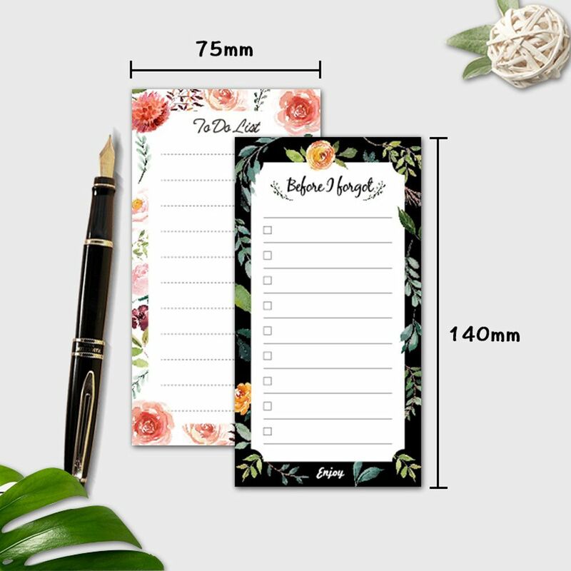 List Refrigerator Memo Stationery Supplies School Fridge Memo Pad Grocery Shopping List Pad Magnetic Note Pad Magnetic Notepads