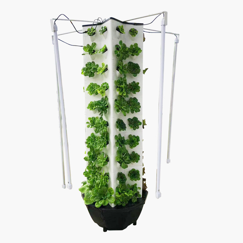 Minitorre de cultivo aeropónica para uso familiar, torre de cultivo hidropónica de Interior para fresa, jardín vertical, novedad