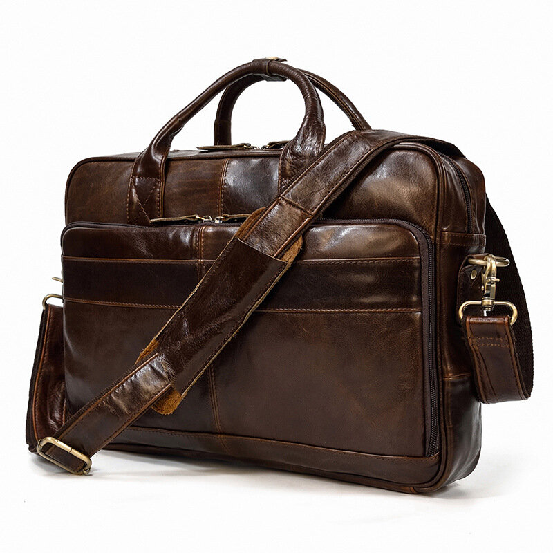 Портфель из натуральной кожи для мужчин, сумка для ноутбука из натуральной кожи, мужской портфель руководителя, сумка-мессенджер, сумки на плечо 2022