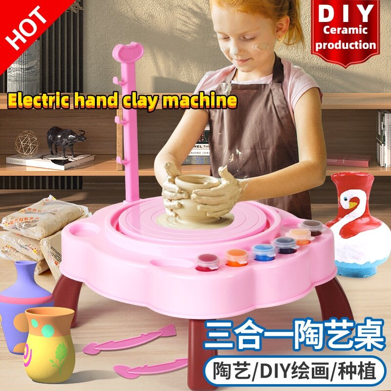 Hand Made Baking-Free Clay Machine Set para crianças, cerâmica, polímero, DIY, Kids Presentes, brinquedos, Festival, crianças