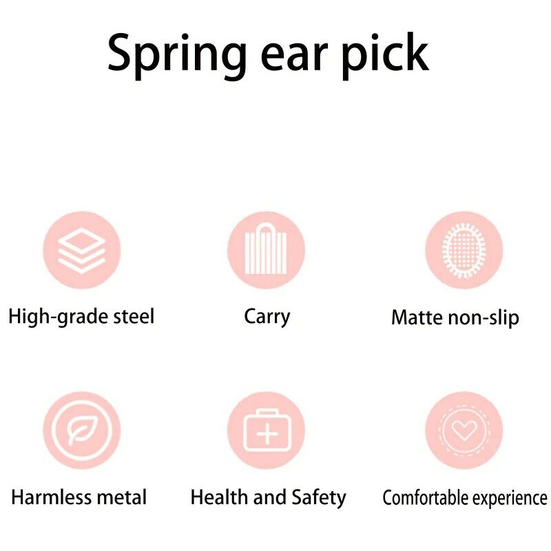 Unisex SPIRAL EAR WAX EAR Pick ช้อนแบบพกพา Soothing & Anti-Itch Earwax เครื่องมือ Drop Shipping