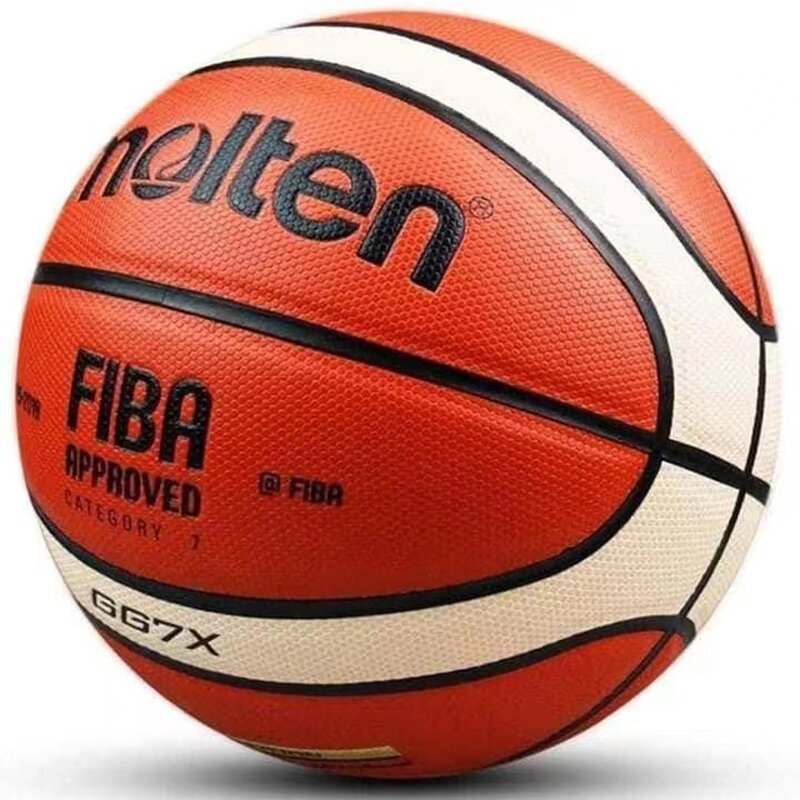 Molten Basketball Size 7 Official Certification Competition Basketball Standard Ball Men's Women's Training Ball Team Basketball
