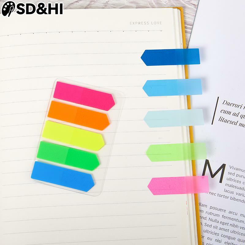 100 fogli Morandi Color Sticky Notes Memo pad segnalibro autoadesivo Memo Sticker studenti cancelleria scuola forniture per ufficio