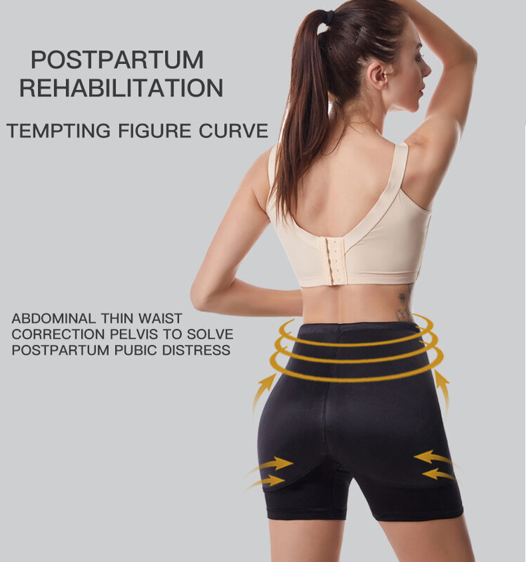 Celana dalam wanita, dalaman empuk pembentuk pantat palsu, pinggang tinggi kontrol perut