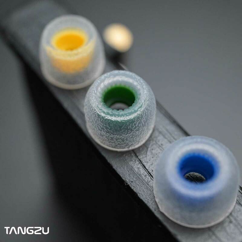 TANGZU Tang Sancai Eartips versi Bore lebar untuk earphone