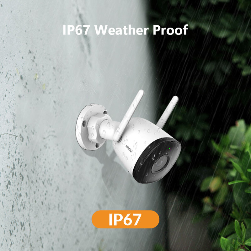 New WiFi IP Camera with Hotspot and Mic Outdoor IP67 Weatherproof Dual Antenna Support Cloud and SD Card Store Video