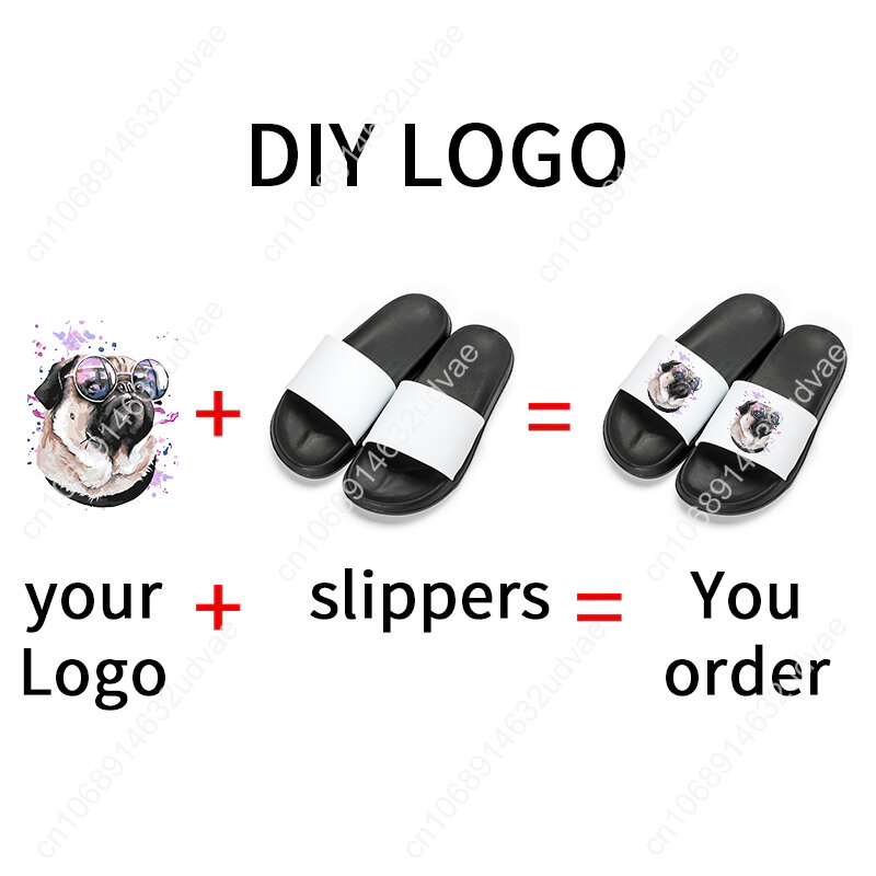 Diy Custom Slippers Black