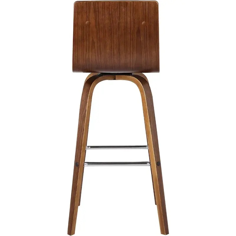 Armen Living wiednia z połowy wieku nowoczesny-bardziej kolorowy i rozmiar opcja 30-calowy stołek barowy ze sztucznego drewna, brązowy/orzechowy