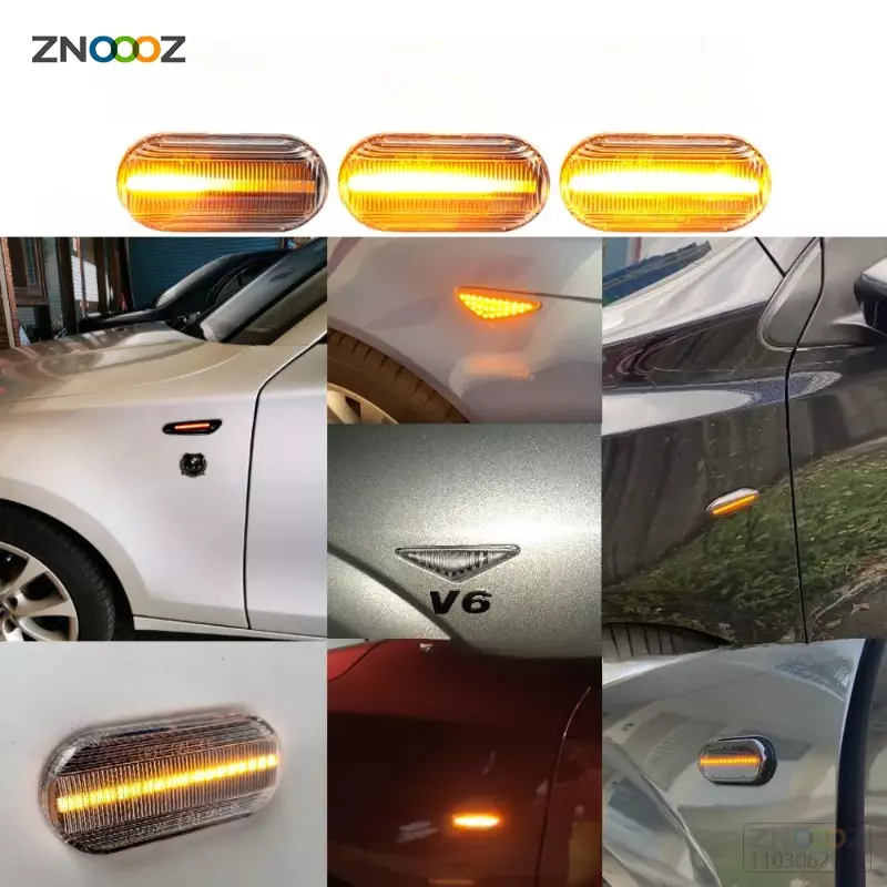 Lampu LED sinyal belok Fender, lampu penanda samping untuk Renault 19 21 Clio Escape Express Kangoo Master Megane Twingo Kangoo