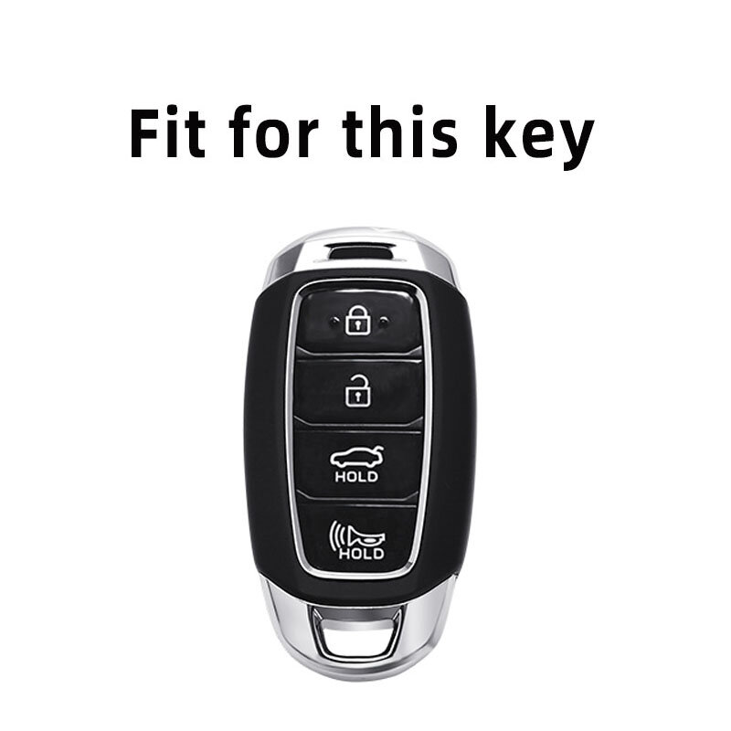 For Hyundai i30 Ix35 KONA Encino Solaris Azera Grandeur Ig Accent Santa Fe Palisade TPU Car Key Fob Case Key Fob Cover