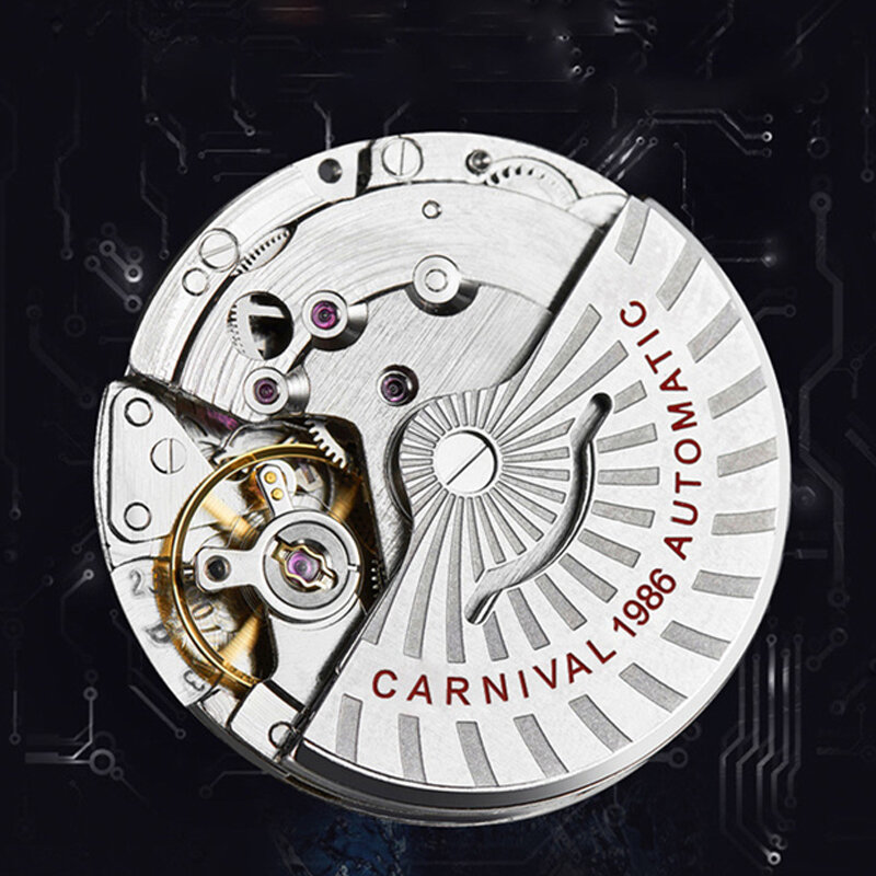 Karnawałowa markowa luksusowa czarna stal automatyczne zegarki męskie wodoodporna randka zegarek mechaniczny męski zegar złoty ręcznie reloj hombre