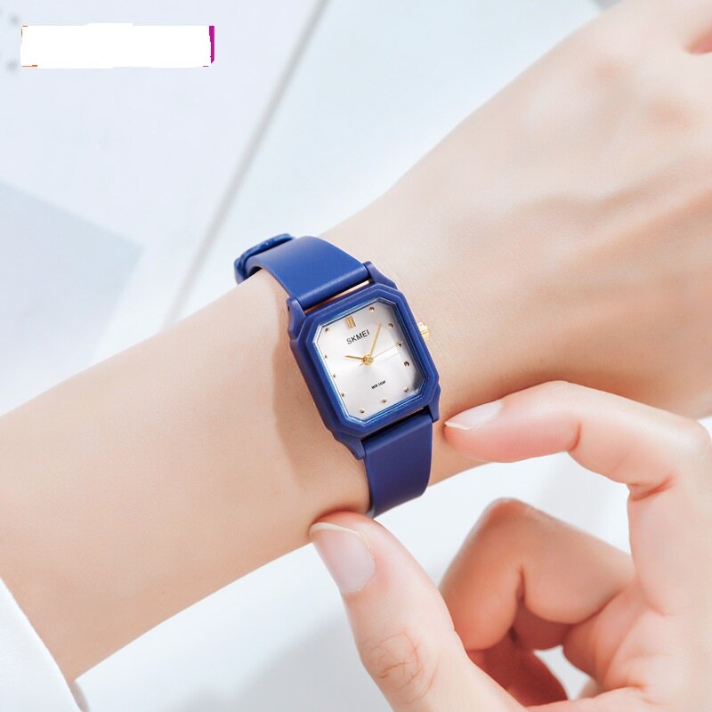 Relógios de quartzo leve para meninas, relógio feminino pequeno, moda, criativo, novo, moderno