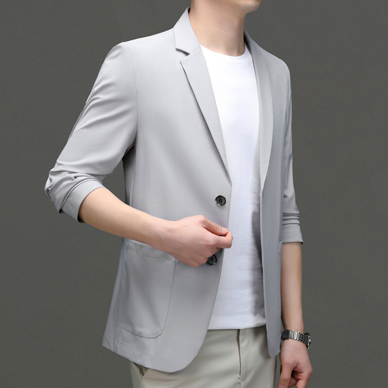 V1363-Men's Business Slim Fit Suit Set