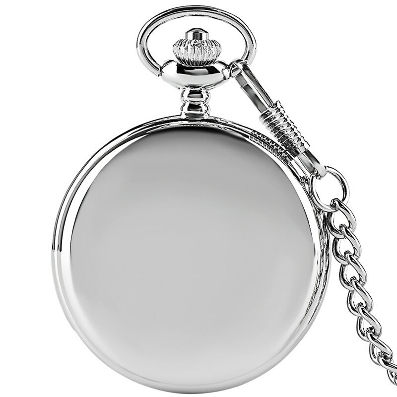Черно-серебряные кварцевые карманные часы в стиле стимпанк с надписью «I Love You To My Grandson» для мальчиков, детские часы, цепочка с подвеской, подарок, Reloj de bolsillo