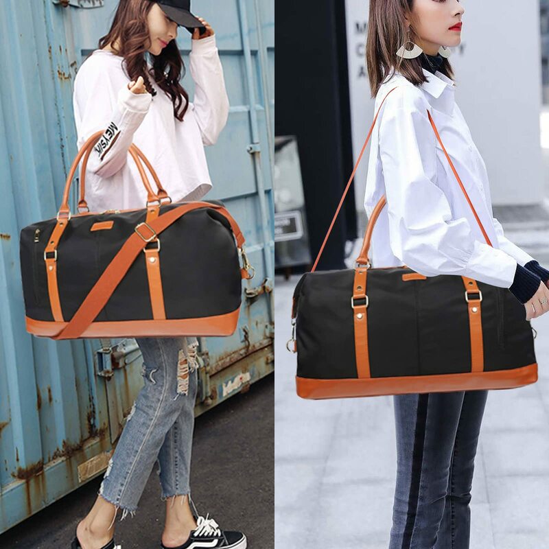 Frauen tragbare Reisetasche große Kapazität Rucksack wasserdicht mit Reiß verschluss multifunktion ale Reisetasche mit Schuh fach