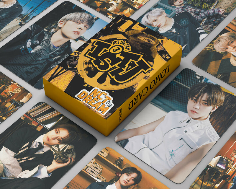 Kpop Hot Boys Group Álbum NCT, coleção de cartões Lomo de alta qualidade, cartão postal MAKE, Taeyong, Jeno, Jisung, YUTA, JaeHyun, WINWIN, 55 peças por conjunto