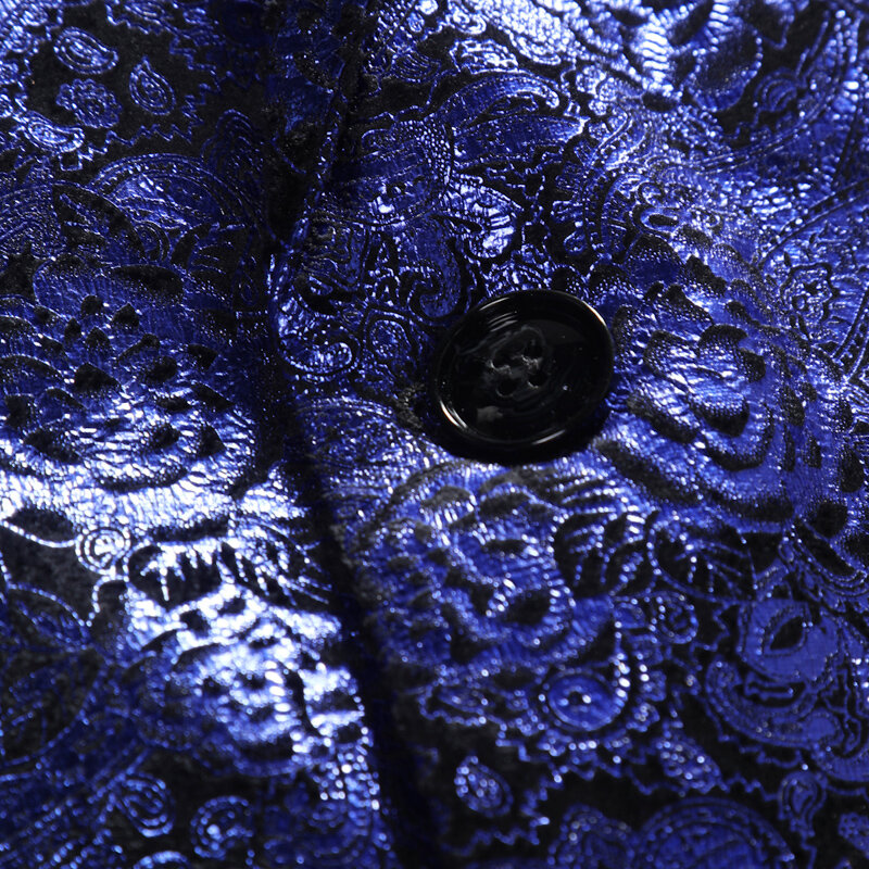 Blue 2024 Fashion New Men's Leisure Boutique Business High Quality Fabric Design Evening Dress Set/Men's Slim Fit Suit Coat